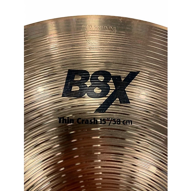 Used SABIAN 15in B8X Cymbal