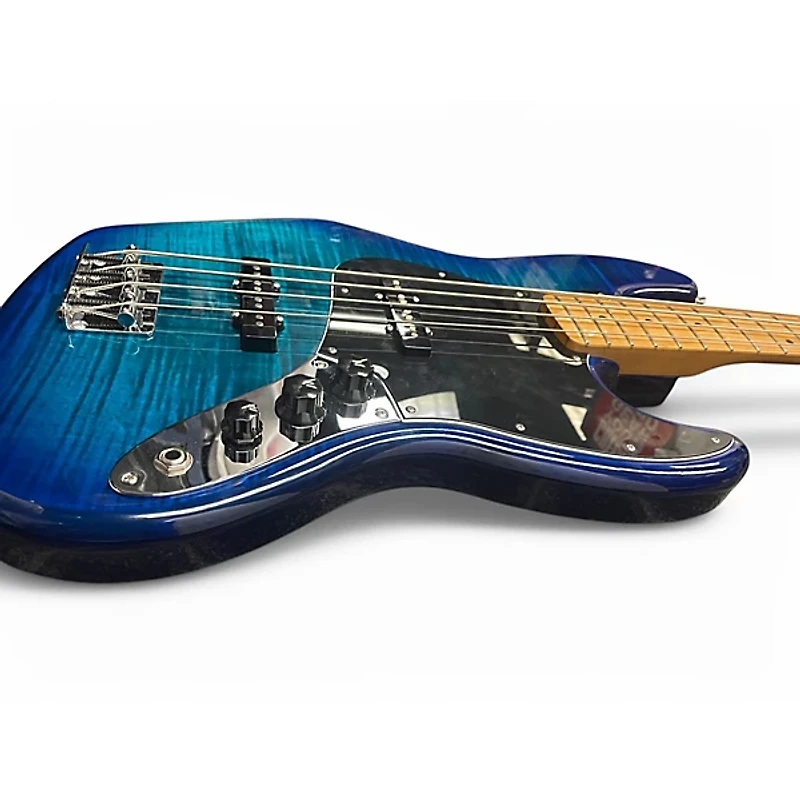 Used Fender Player Jazz Bass Blue Electric Bass Guitar