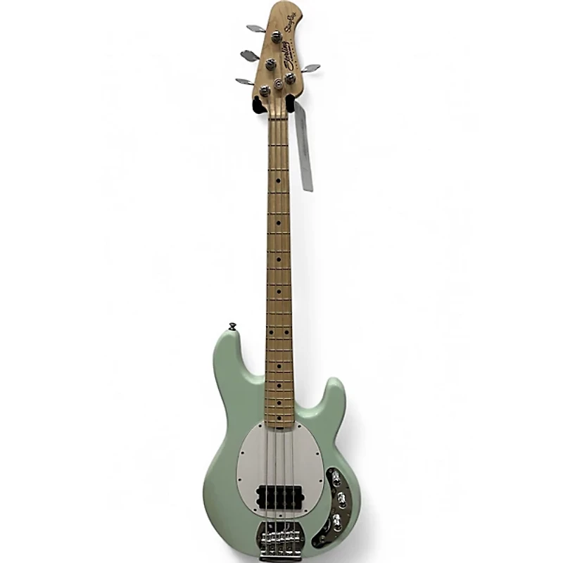 Used Sterling by Music Man Ray4 Seafoam Green Electric Bass Guitar