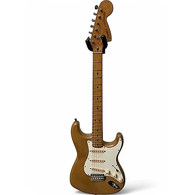 Vintage 1970s Fender Stratocaster Natural Solid Body Electric Guitar