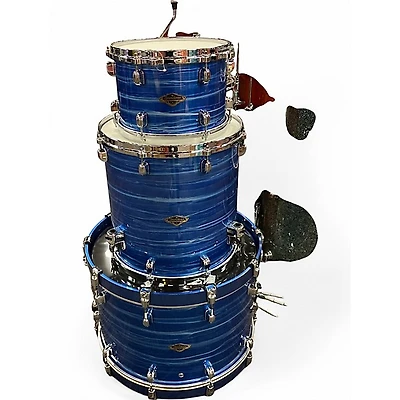 Used 2024 TAMA 3 Piece Starclassic Ocean Blue Drum Kit