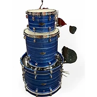 Used 2024 TAMA 3 Piece Starclassic Ocean Blue Drum Kit