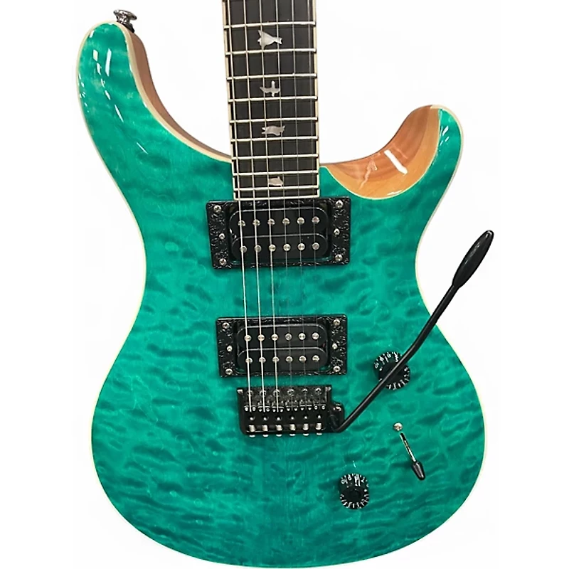 Used PRS Custom 24 Blue Solid Body Electric Guitar
