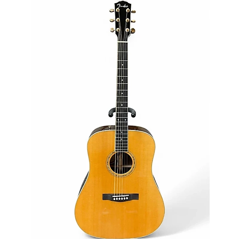 Used 2015 Fender tpd-2 custom shop dreadnaught Natural Acoustic Guitar