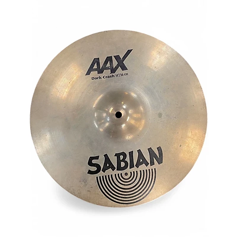 Used SABIAN 14in AAX Series Dark Crash Cymbal