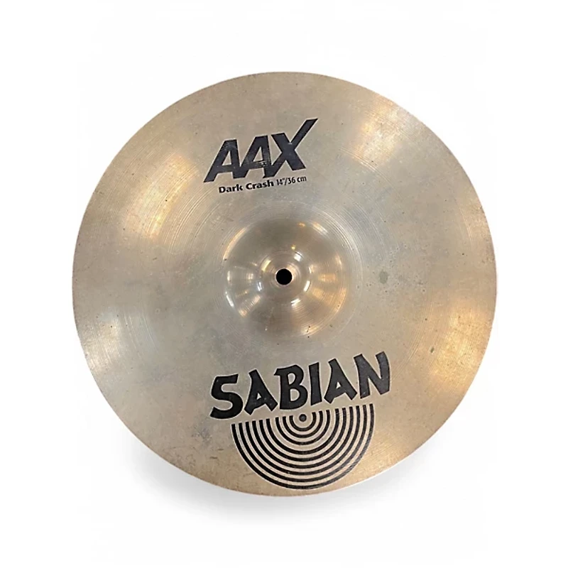 Used SABIAN 14in AAX Series Dark Crash Cymbal