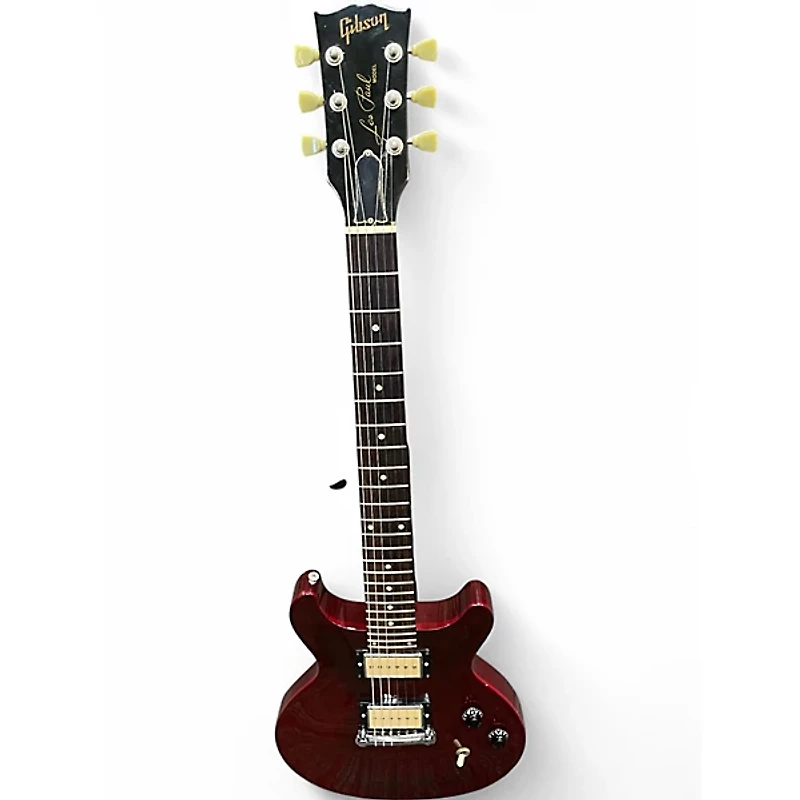 Used Gibson Les Paul Classic Double Cut Red Solid Body Electric Guitar