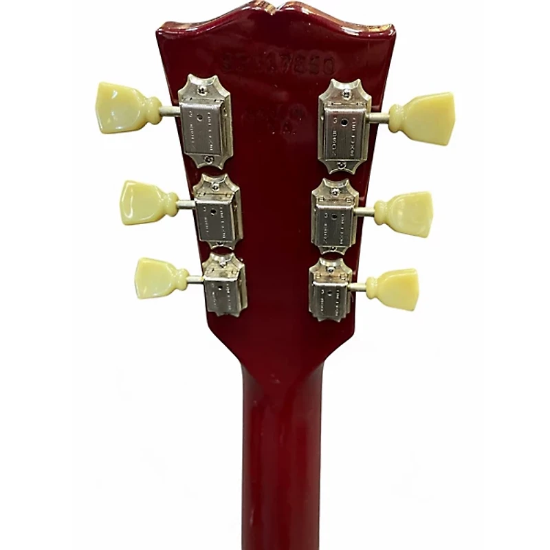 Used Gibson Les Paul Classic Double Cut Red Solid Body Electric Guitar