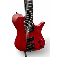 Used Kiesel Zeus 7 Red Solid Body Electric Guitar