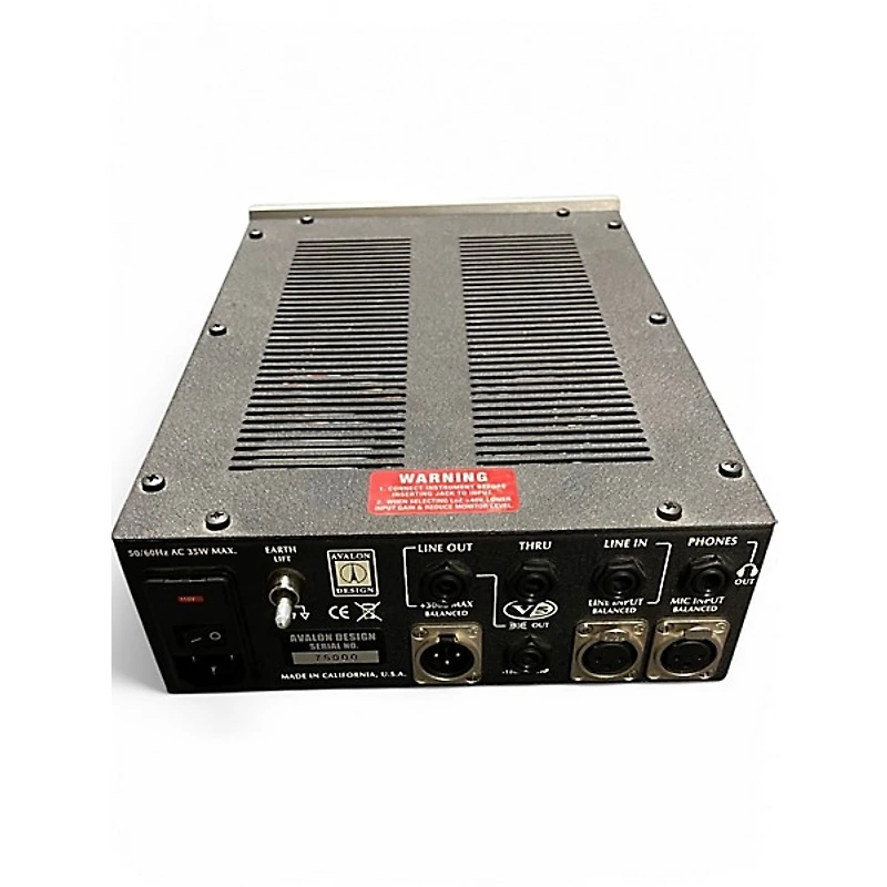 Used Avalon V5 Pure Class A Mono Channel Strip