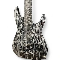 Used Schecter Guitar Research C7 Silver Mountain Silver Mountain Solid Body Electric Guitar