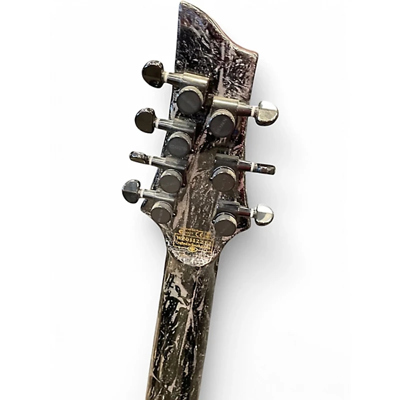 Used Schecter Guitar Research C7 Silver Mountain Silver Mountain Solid Body Electric Guitar