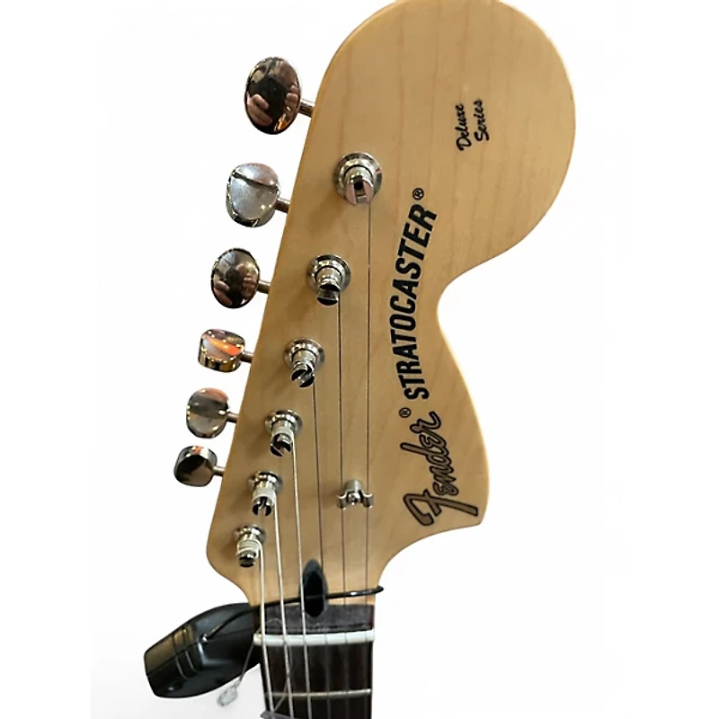 Used Fender Tom Delonge Signature Stratocaster Black Solid Body Electric Guitar