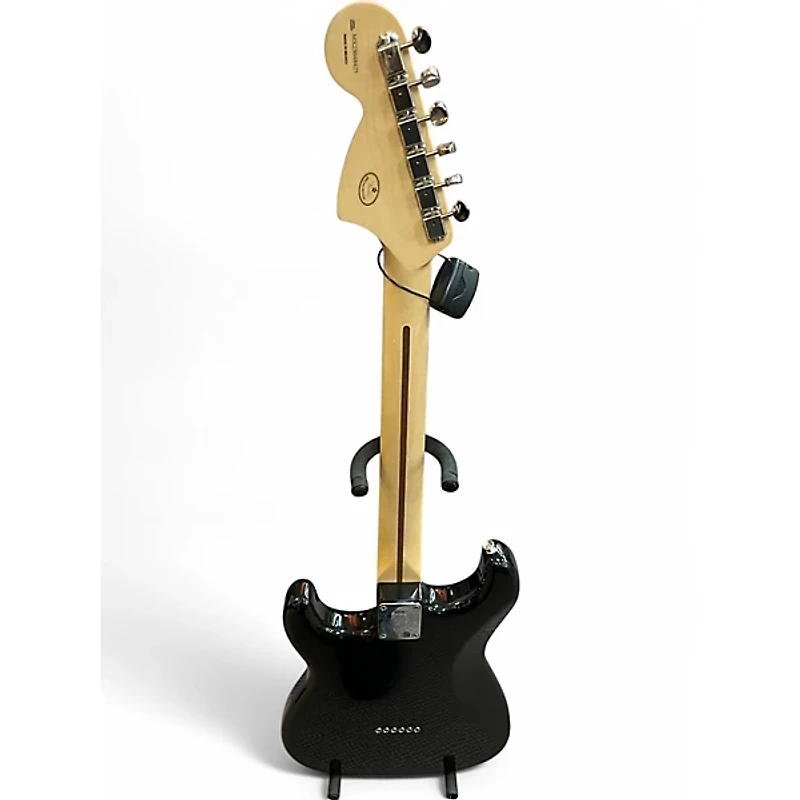 Used Fender Tom Delonge Signature Stratocaster Black Solid Body Electric Guitar