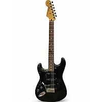 Used Fender Standard Stratocaster Black Solid Body Electric Guitar