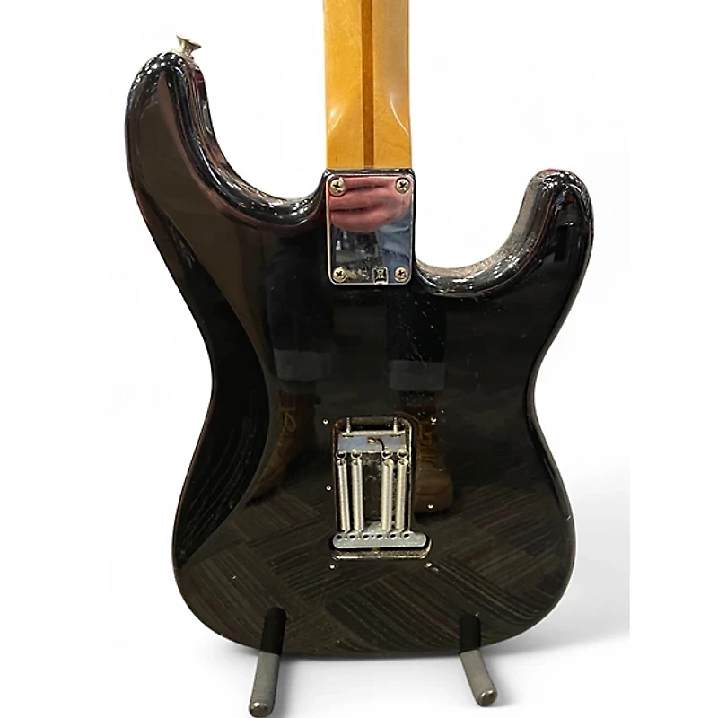 Used Fender Standard Stratocaster Black Solid Body Electric Guitar