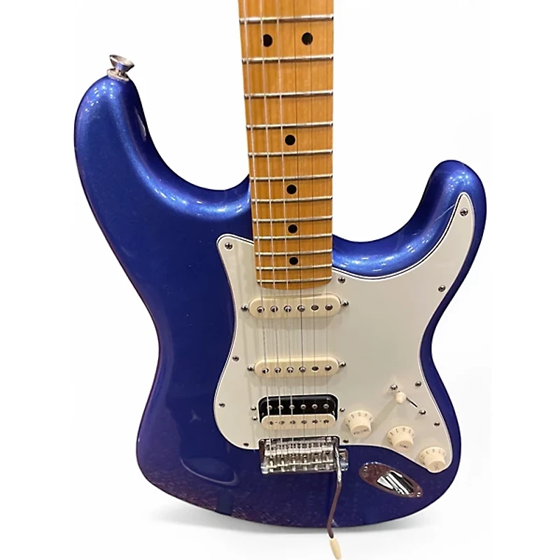 Used Fender Standard Stratocaster HSS Blue Solid Body Electric Guitar