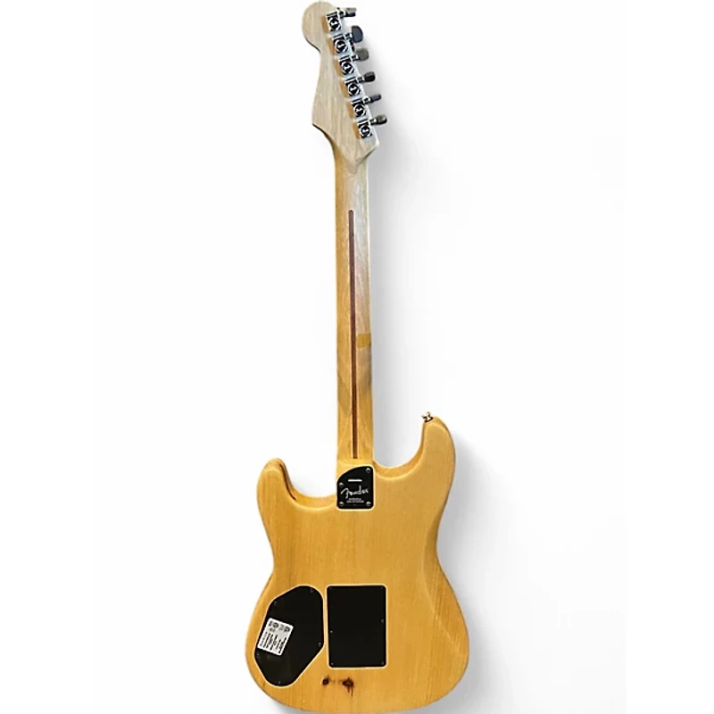 Used Fender American Acoustasonic Stratocaster Natural Acoustic Electric Guitar