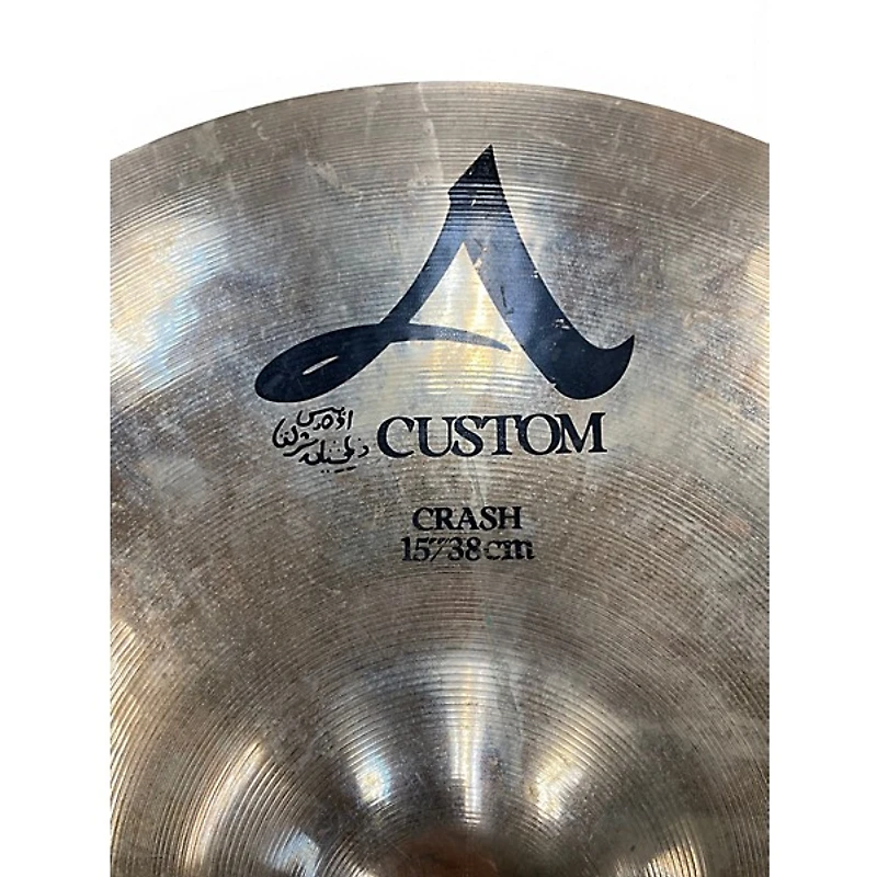 Used Zildjian 15in A Custom Crash Cymbal