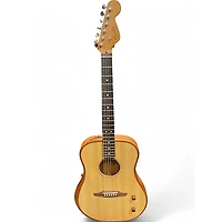 Used Fender Highway Dreadnought Natural Acoustic Electric Guitar