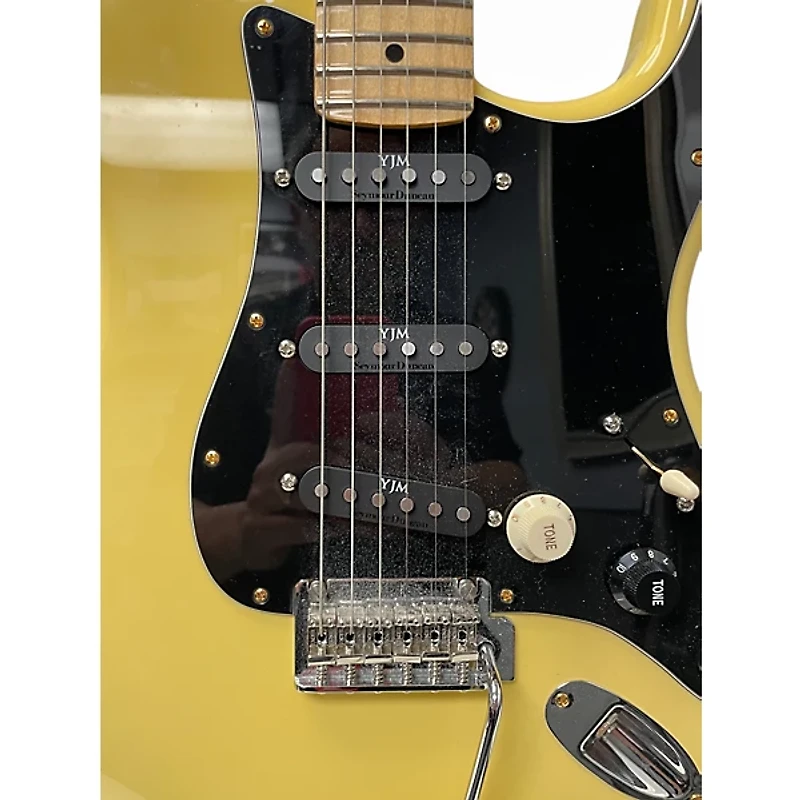 Used Fender Player Stratocaster Cream Solid Body Electric Guitar