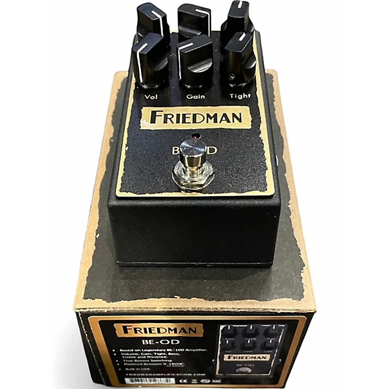 Used Friedman BE-OD Effect Pedal
