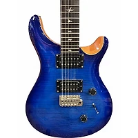 Used PRS SE Custom 24 Blue Solid Body Electric Guitar