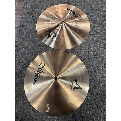 Used Zildjian 14in A Custom Hi Hat Pair Cymbal