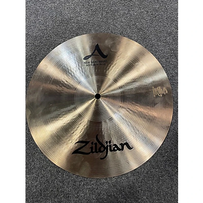 Used Zildjian 14in A Custom Hi Hat Pair Cymbal
