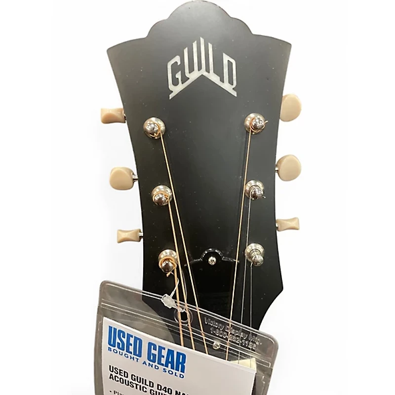 Used Guild D40 NATURAL Acoustic Guitar