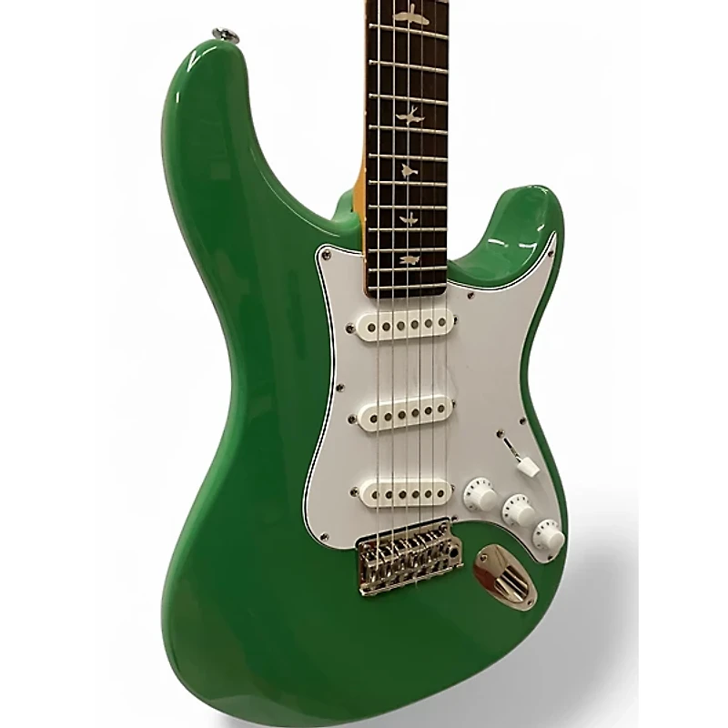 Used PRS SE Silver Sky Green Solid Body Electric Guitar
