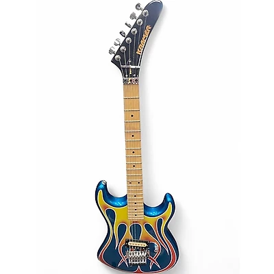 Used Kramer BARETTA HOT ROD BLUE Solid Body Electric Guitar