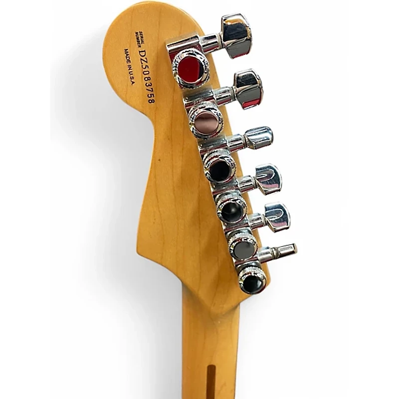 Used Fender American Deluxe Stratocaster Black Solid Body Electric Guitar