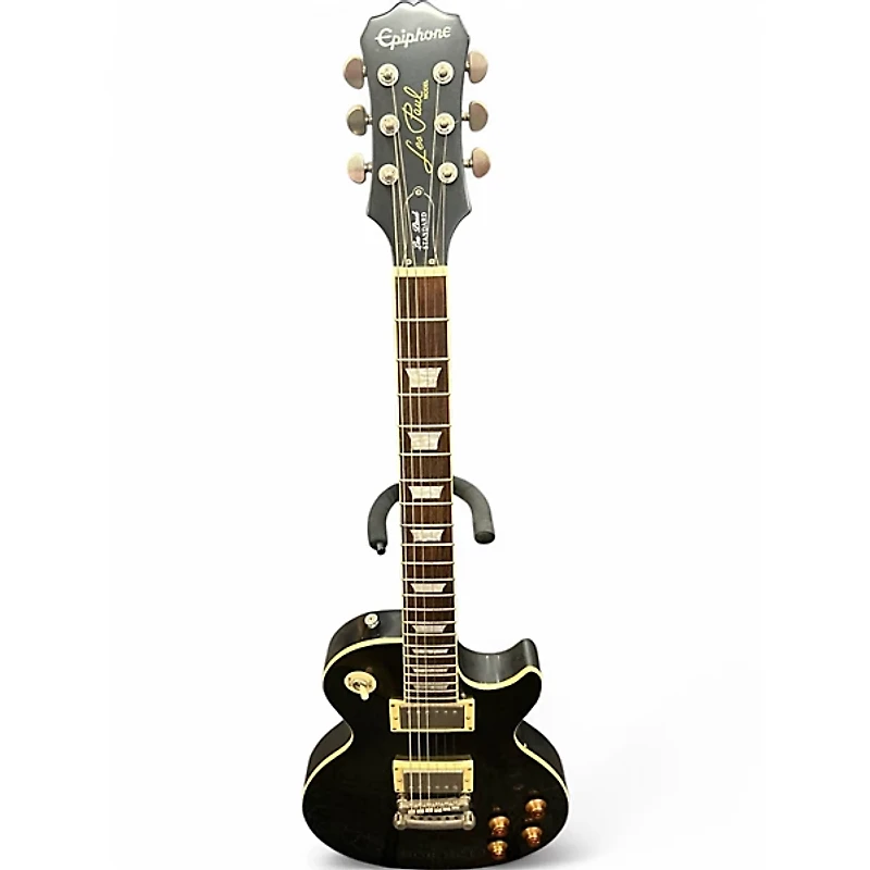 Used Epiphone Les Paul Standard Black Solid Body Electric Guitar