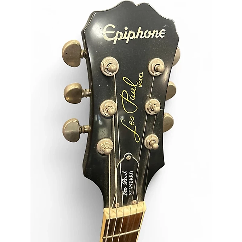 Used Epiphone Les Paul Standard Black Solid Body Electric Guitar