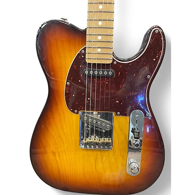 Used G&L ASAT Classic USA 3 Tone Sunburst Solid Body Electric Guitar