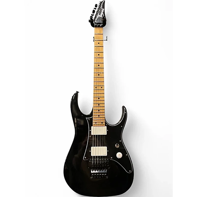 Used Ibanez RG550XHR RG Series Black Solid Body Electric Guitar