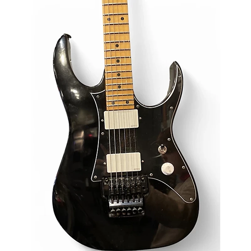 Used Ibanez RG550XHR RG Series Black Solid Body Electric Guitar