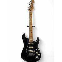 Used Fender Player Stratocaster Black Solid Body Electric Guitar