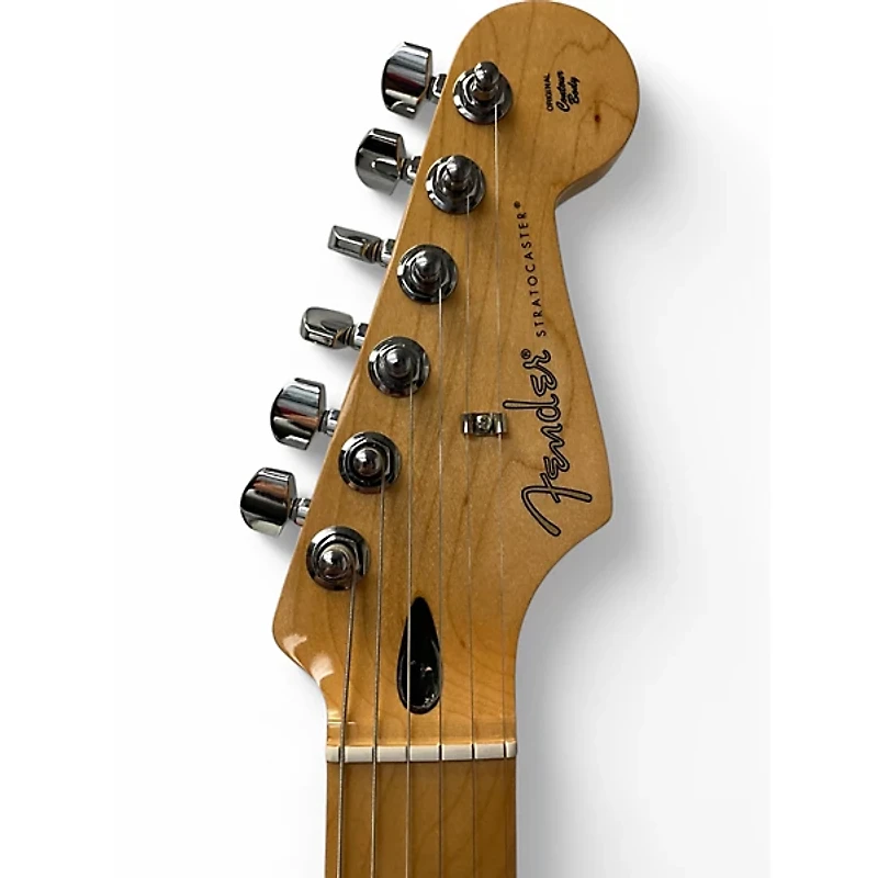 Used Fender Player Stratocaster Black Solid Body Electric Guitar