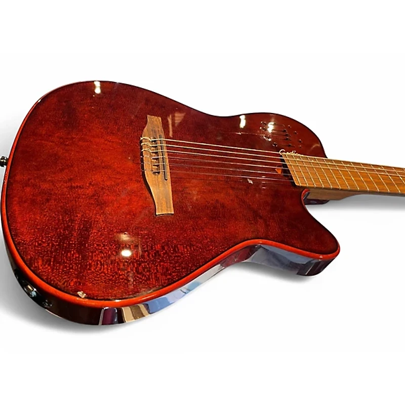 Used Godin MULTIAC MUNDIAL KANYON BURST Acoustic Electric Guitar
