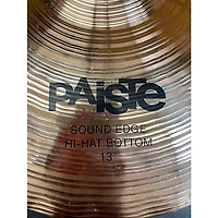 Used Paiste 13in Alpha Sound Edge Hi Hat Bottom Cymbal