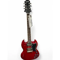Used Epiphone Tony Iommi SG Custom Candy Apple Red Solid Body Electric Guitar