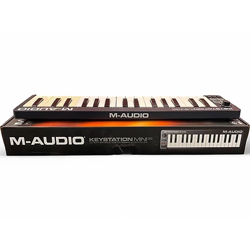 Used M-Audio KEYSTATION MINI 32 MIDI Controller