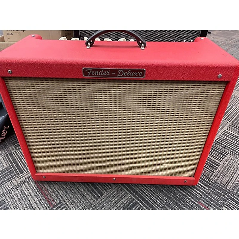 Used Fender Hot Rod Deluxe TEXAS RED Tube Guitar Combo Amp