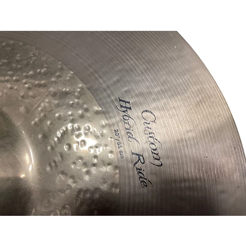Used Zildjian 20in K Custom Hybrid Ride Cymbal