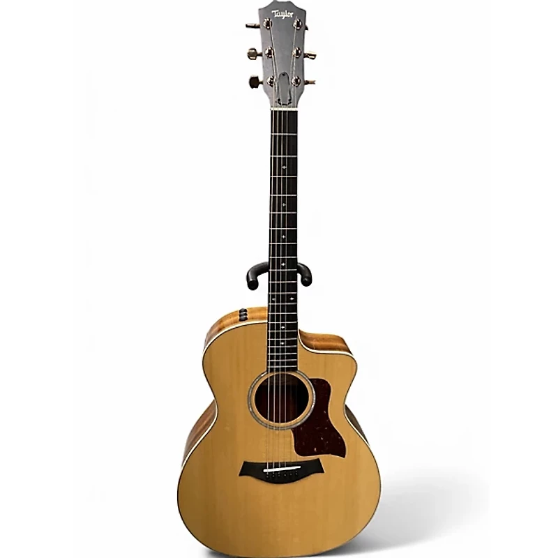 Used Taylor 214CE Deluxe Koa Natural Acoustic Electric Guitar
