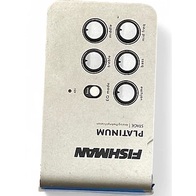 Used Fishman PROPLT101 Platinum EQ Pre With DI Acoustic Guitar Pickup