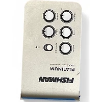 Used Fishman PROPLT101 Platinum EQ Pre With DI Acoustic Guitar Pickup