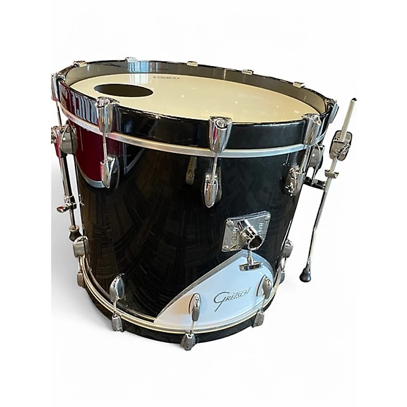 Used Gretsch Drums 5 Piece Renown Black Drum Kit